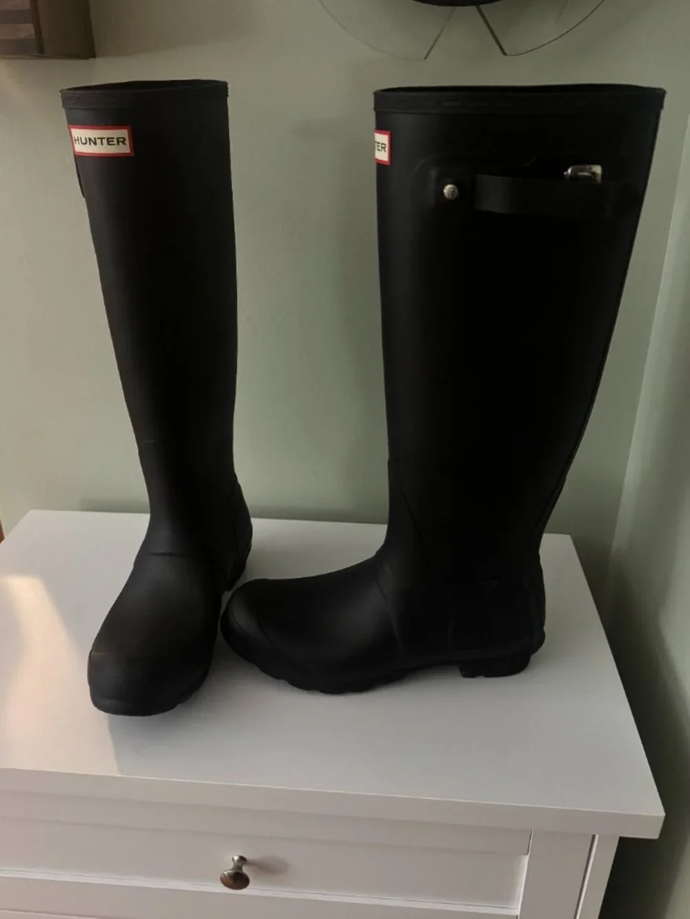 Womens Black Hunter Original Tall Boots